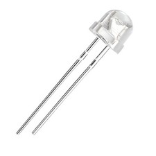 25pz 5mm Diodo LED Bianco Luci