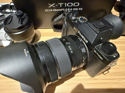 Fotocamera t100 fujifilm - x-t100, +