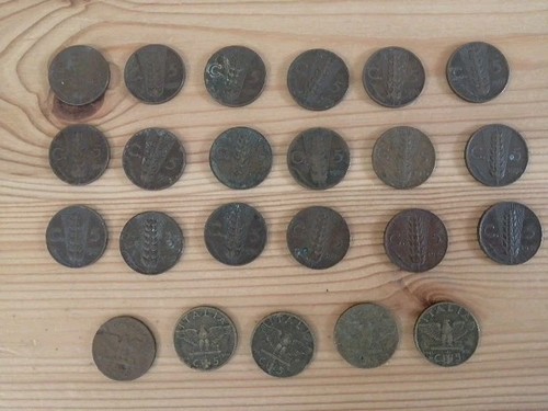 Lotto monete 5 centesimi - 23,
