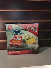 Disney Pixar Cars 3 super 3D con Saetta McQueen e altri personaggi