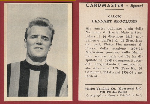Figurina cards calciatori - figurina,