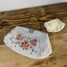 Antica Borsetta In Perline E Ricami Vintage