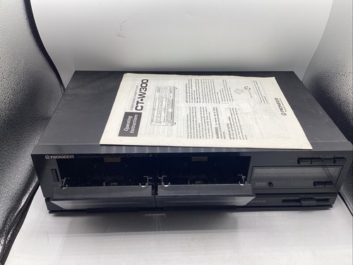 Pioneer dual cassette - pioneer, deck