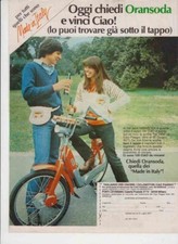advertising Pubblicità MOTO PIAGGIO CIAO 1977 SCOOTER ITALIANI EPOCA