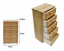 x Mini Cassettiera 5 Cassetti