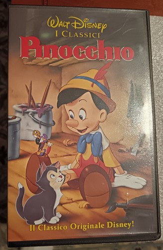 Vhs pinocchio walt disney i - vhs,