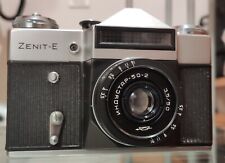 Reflex Analogica Zenit E by KMZ, Obiettivo Industar 50mm,  1975 Made In URSS