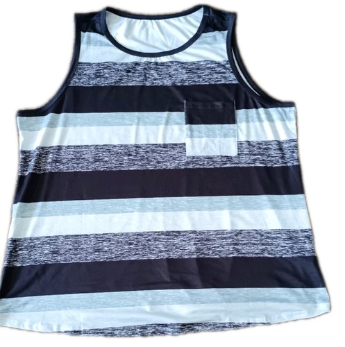 Top senza maniche righe - top, a