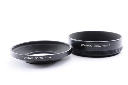 Contax metal lens hood - lens, 3