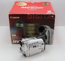 CANON MV600i VIDEOCAMERA MINI DV TAPE VIDEOCAMERA IN SCATOLA
