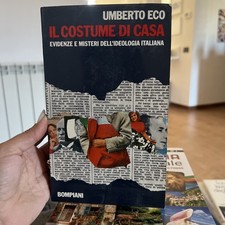Libro il Costume di Casa Umberto Eco SC122