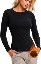 Maglie Termiche Da Donna, Maglia Donna Manica Lunga Invernale, Abbigliamento Ter