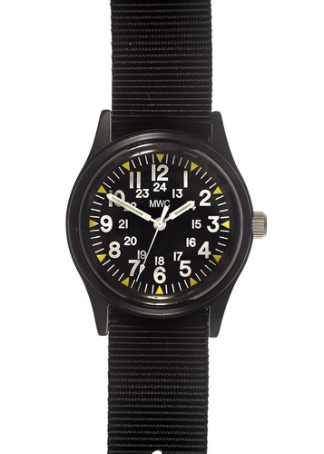 Orologio militare mwc nero - orologio,