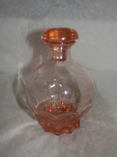 Bouteille verre rose - ,