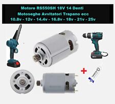 RS550 Motore 18V/21V 22000 RPM  14 denti sostituzione motore x elettroutensili