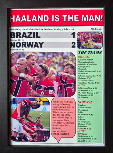 Brasile norvegia ottavi - 1, 2