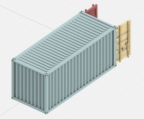 Modello contenitore logistico