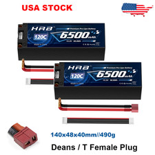 2pcs HRB 4S 15.2V 6500mAh High