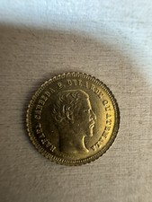 moneta oro 21k antica Guatemala 1860 4 Reales