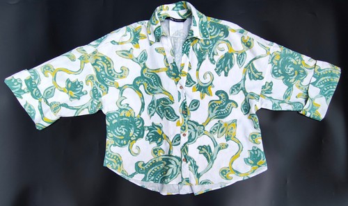 Zara camicia misto - lino, stampa