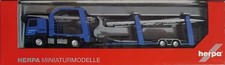 HERPA 155366 Camion autoarticolato 4 assi, trasporto auto, MB A-L HZ - scala H0