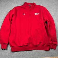 Puma Pullover Uomo 3XL Rosso