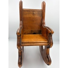 Sedia a dondolo vintage in
