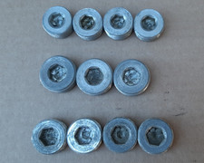 TAPPI VITI IN ALLUMINIO MONOBLOCCO- TESTATA AUTO EPOCA-23-26-28 MM FILETTO 1,5