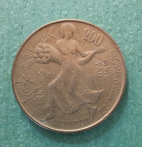 200 lire 1981 fao - 1981,