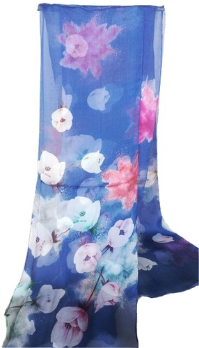 Foulard pura seta chiffon - pura,