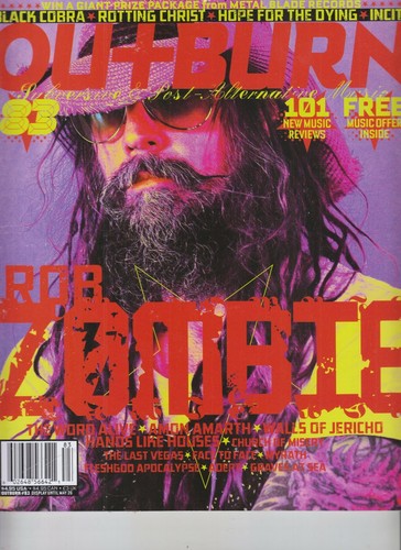 Rob zombie outburn magazine - rob,