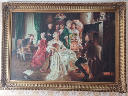 Quadro olio tela completo - olio, su