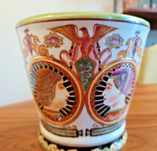 cache pot in ceramica dipinto