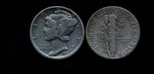 USA  Mercury Dime AG  1935  