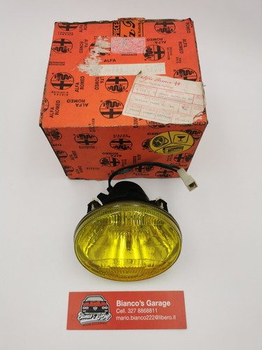 Faro esterno giallo alfa - faro, romeo