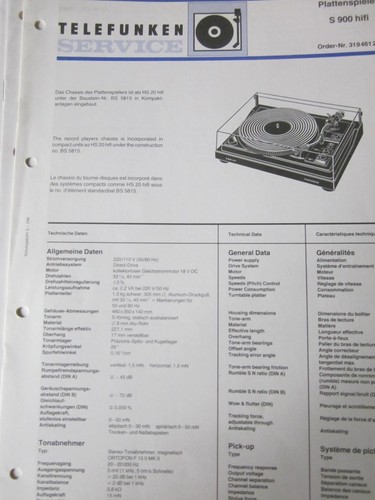 Philips 900 giradischi - philips, s