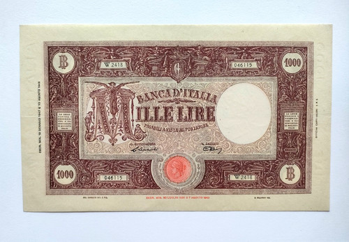 1000 lire barbetti grande m - ,