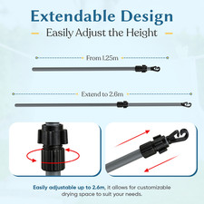 2X Palo Linea Lavaggio