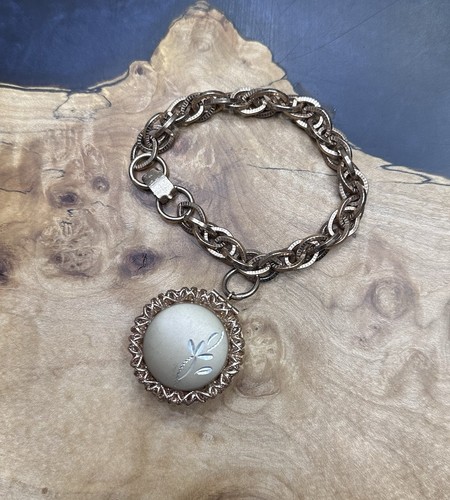 Bracciale vintage grosso charm - bracciale,