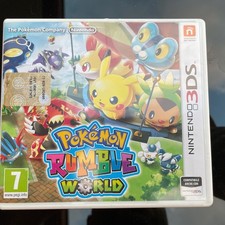 POKEMON RUMBLE WORLD - NINTENDO 3DS - OTTIME CONDIZIONI COPERTINA ITA