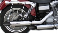 Khrome Werks 3" HP-PLUS Slash Cut Slip-Ons Harley Davidson FLSTN FLSTSB FXS FLS