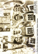 Autografo Monika ZEHRT 2x campionessa olimpica 1972 400 m e 4x400 m ORIGINALE xyz