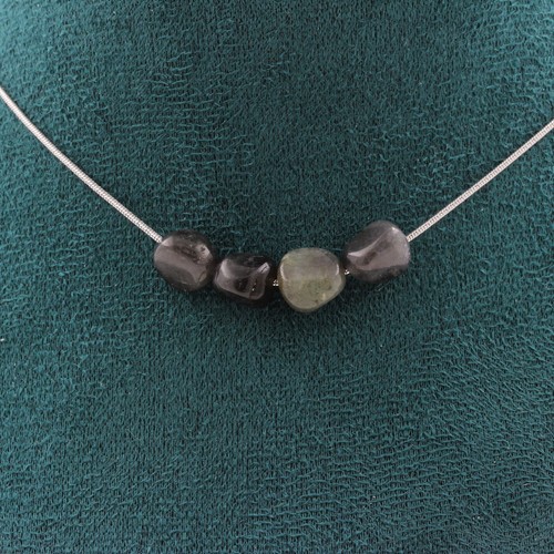 Collana perle labradorite - perle,