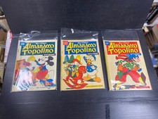 ALMANACCO TOPOLINO N 1 2 3 DELL'OTTOBRE 1956 N°39  40 41 DEGLI ALBI D'ORO