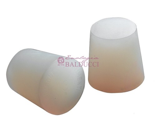 Tappo conico pieno - in, silicone