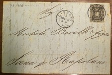 francobolli antichi stati toscana Da Livorno A Rapolano3/8/68