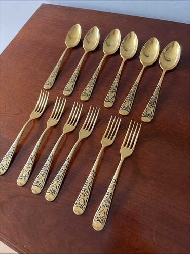 Gold demitasse posate espresso - posate,