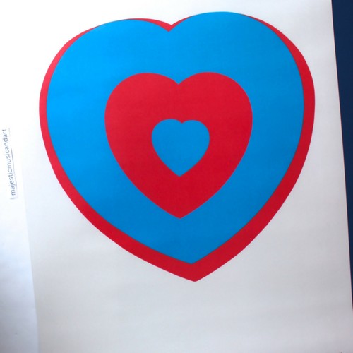 Marcel duchamp hearts poster - marcel,