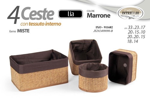 Cestini ceste marroni - ceste,