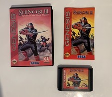Sega Genesis Usa Shinobi 3 Return of the Ninja Master Completo Originale 